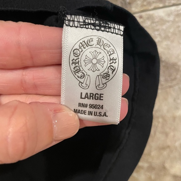 Chrome Hearts Classic Black Men's T-Shirt - Picture 5 of 8